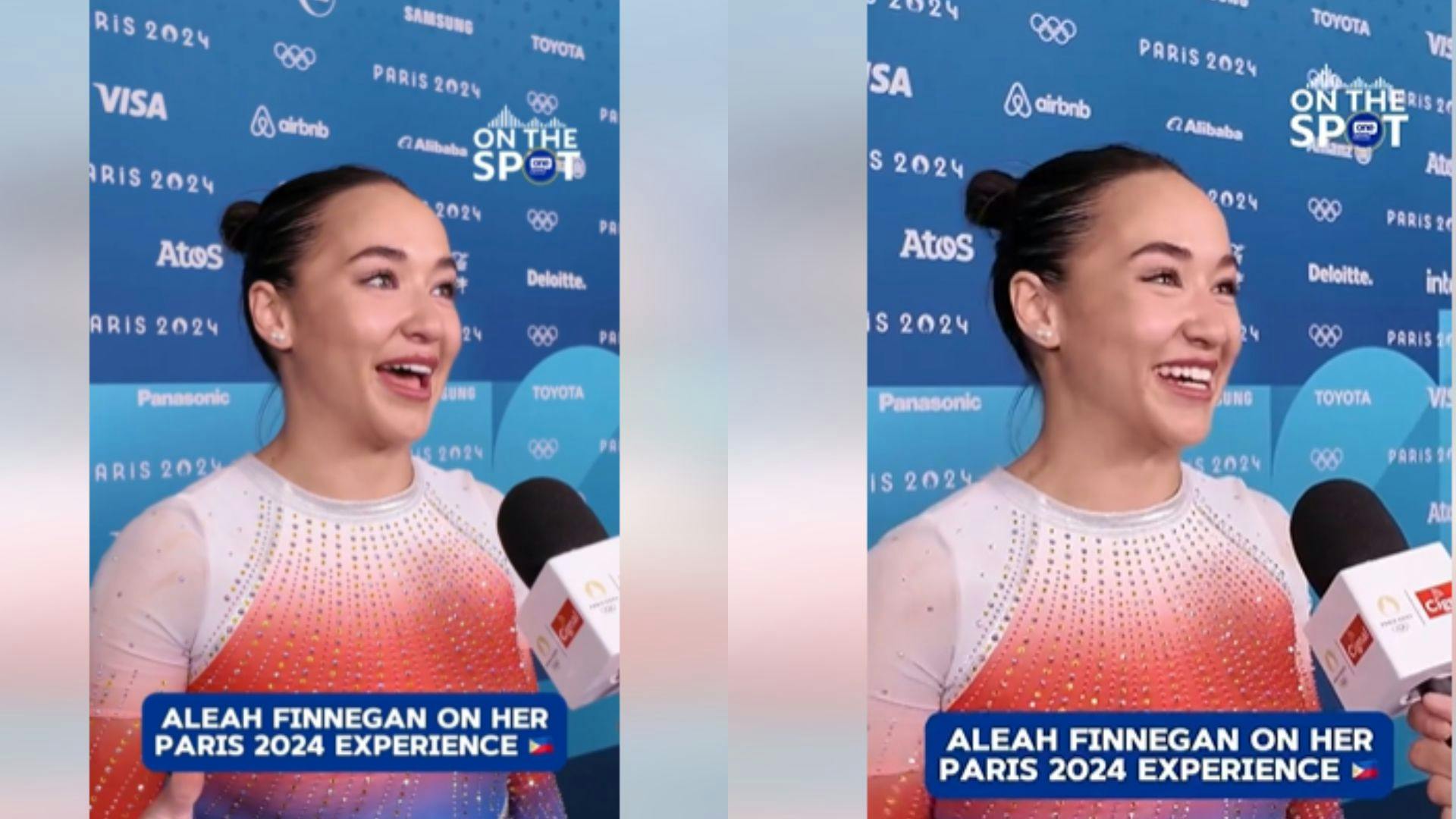 Queen of Grace: Aleah Finnegan held her head high despite an intense challenge in her Olympic debut